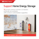 DALY BMS | Active Balancing BMS | 4S–24S | Smart Active Balancing Battery Management System | 30A–400A | LFP / Li-ion (NMC) / LTO Compatible | Auto Cell-Count| Built-in Bluetooth App Monitoring | 1A Active Balancing | Supports 14 Inverter Protocols