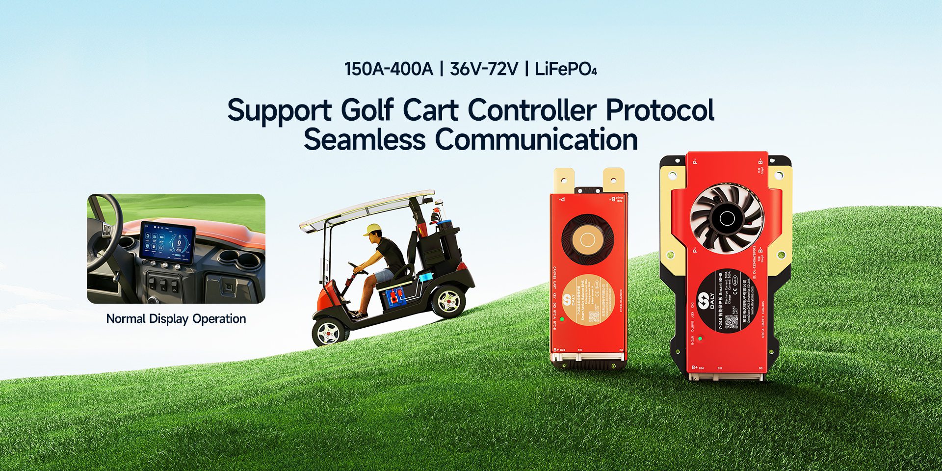 DALY Smart BMS with Golf Cart