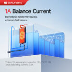 DALY BMS | Active Balancing BMS | 4S–24S | Smart Active Balancing Battery Management System | 30A–400A | LFP / Li-ion (NMC) / LTO Compatible | Auto Cell-Count| Built-in Bluetooth App Monitoring | 1A Active Balancing | Supports 14 Inverter Protocols