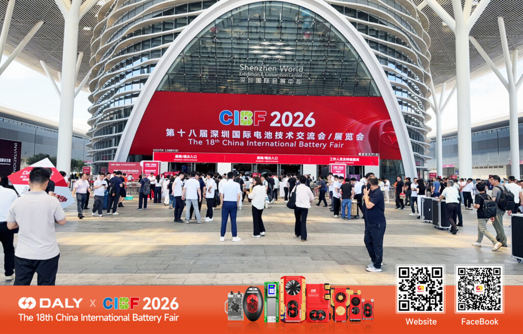 DALY BMS at CIBF 2026 — The 18th China International Battery Fair, Shenzhen