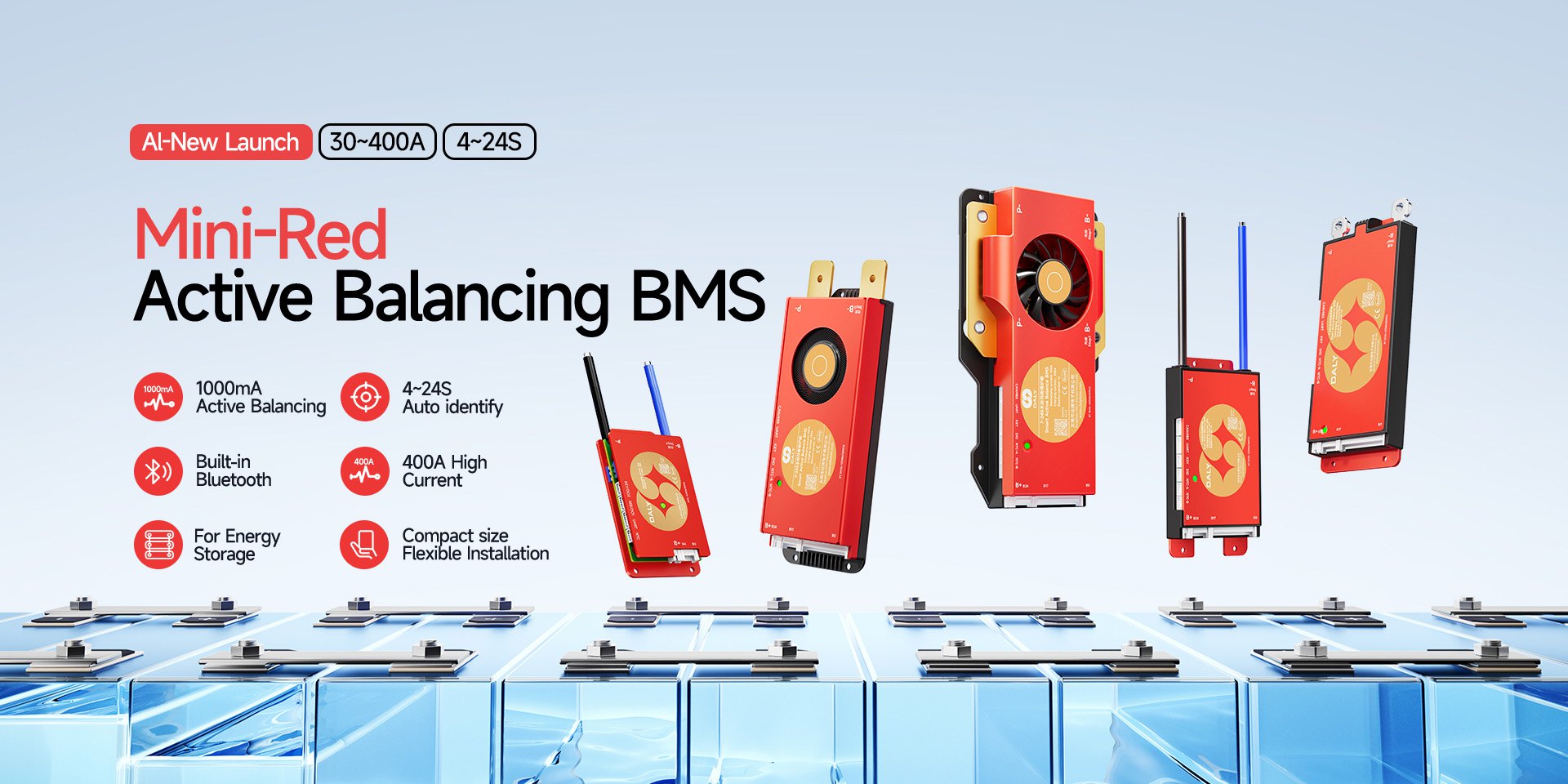 Mini Red Active Balancing BMS