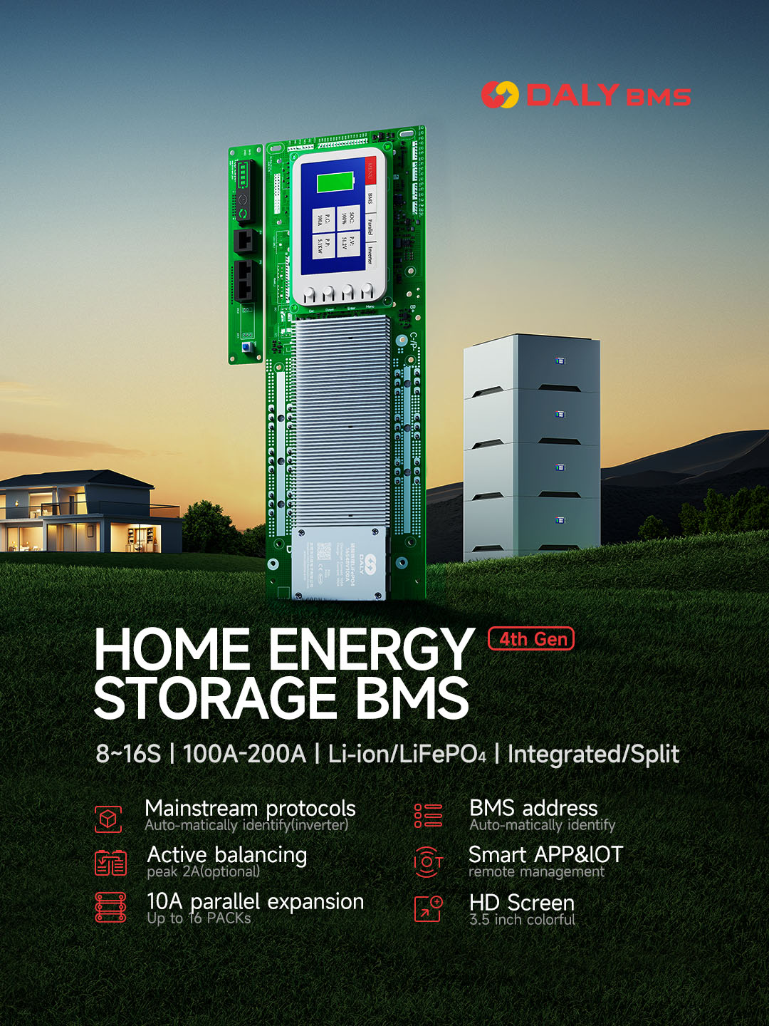 Home Energy Storage BMS