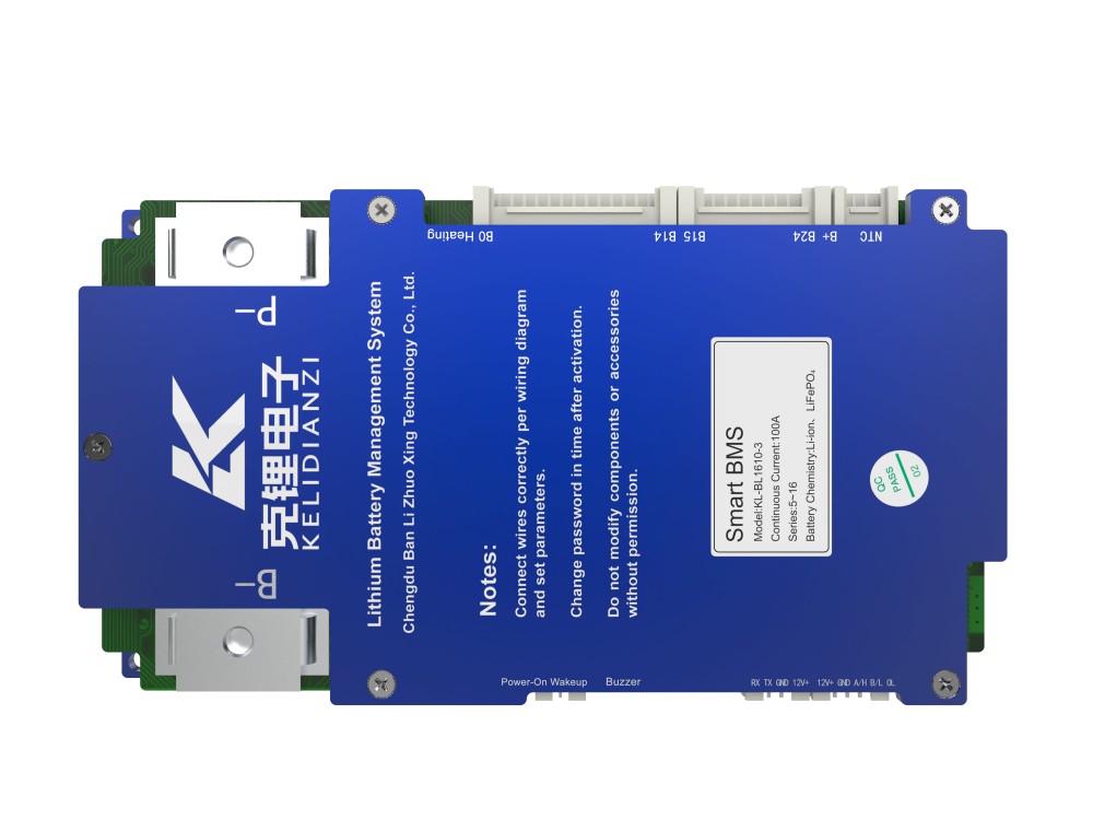 Deep-Discharge Protection 12.8V 40A 4S Smart BMS High Precision BMS Controller for Residential Solar Storage